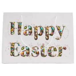 Glad påsk dekorativ text