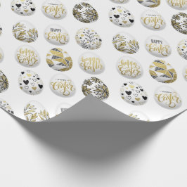 Glad påsk dekorativa Påskägg som figurerar Pappert Presentpapper