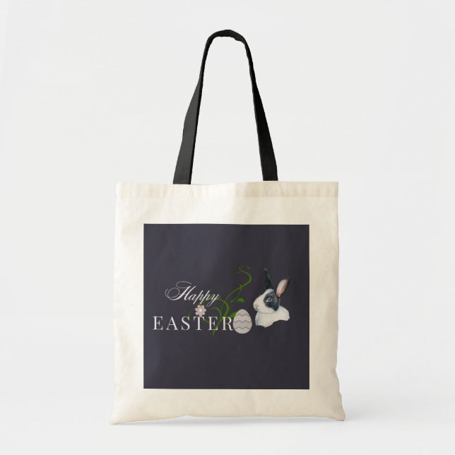 Glad påsk Design Tote Bag Tygkasse (Framsidan)