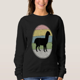 Glad påsk Egg Alpaca Graphic Funny Påsk Dag A T Shirt