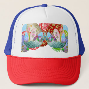 Glad påsk Egg Basket Hiker Cute hat Keps