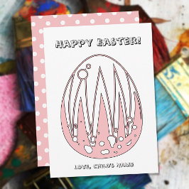 Glad påsk Egg Child's Coloring Page