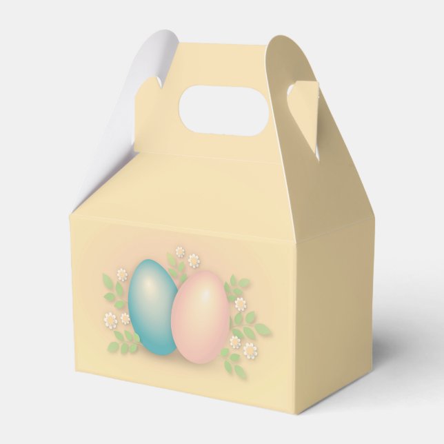 Glad påsk Egg & Flowers Presentaskar (Framsidan Sidan)
