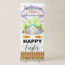 Glad påsk Egg Hunt Välkommen