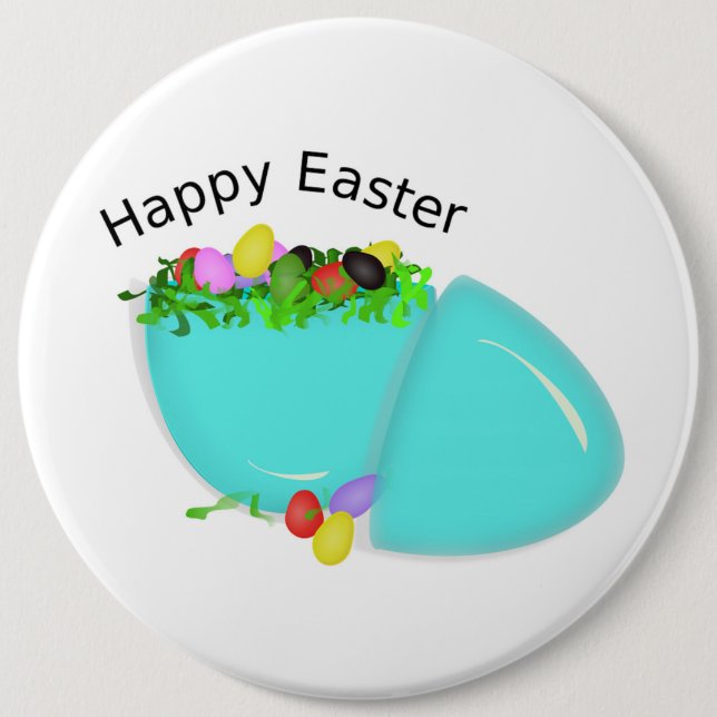 ’GLAD PÅSK’ EGG KNAPP (Framsida)