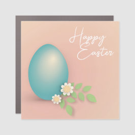 Glad påsk Egg pastel rosa blommigt vår