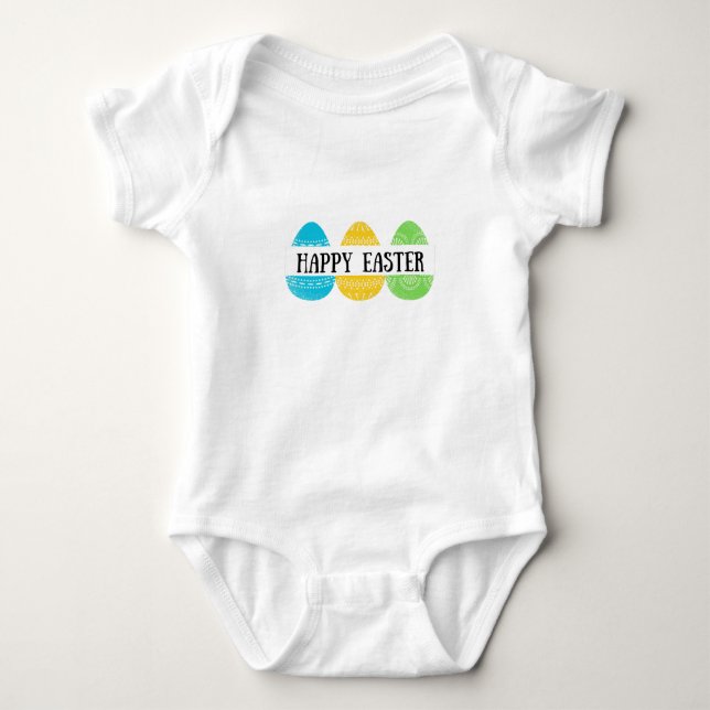 Glad påsk Eggs 2 T Shirt (Framsida)