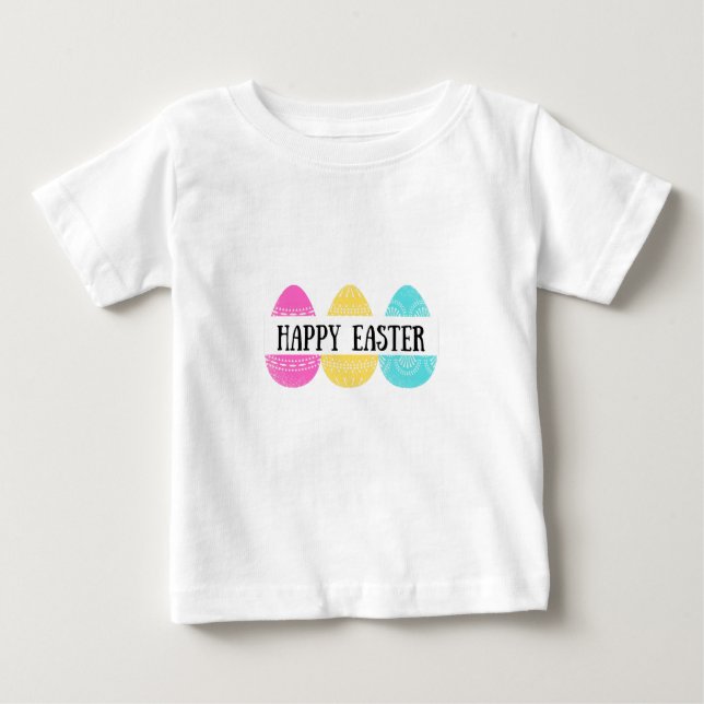 Glad påsk Eggs T Shirt (Framsida)