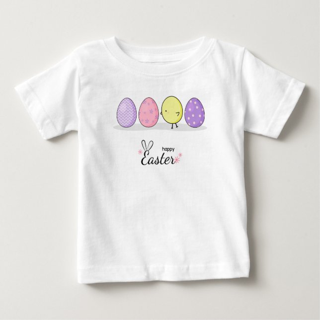 Glad påsk Eggs T Shirt (Framsida)