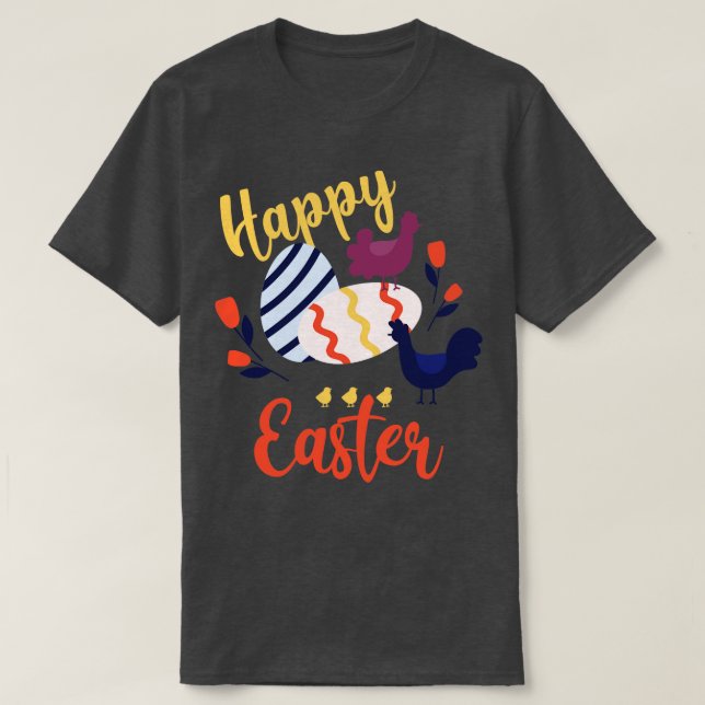 Glad påsk Eggs T Shirt (Design framsida)