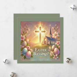 "Glad påsk: En dag av kärlek och skratt" Julkort