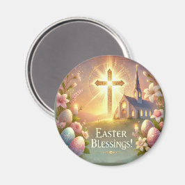 "Glad påsk: En dag för Kärlek och skratt" Magnet