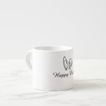 Glad Påsk Espresso Mugg - Festiv Gåva