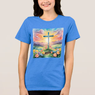 Glad påsk, färgstark illustration, t shirt