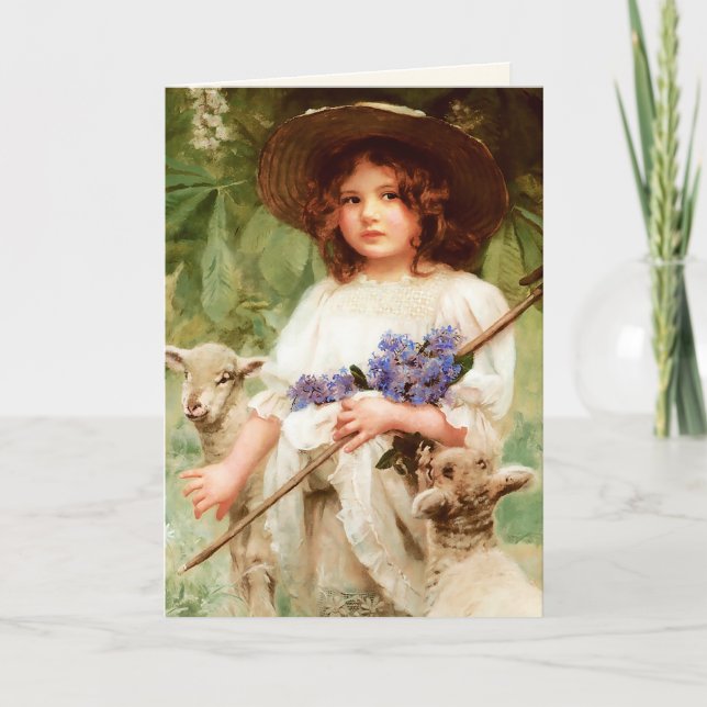 Glad påsk. Fine Art Påsk Card Helgkort (Framsida)