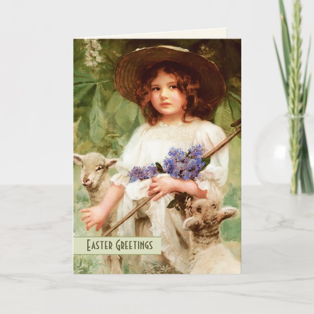 Glad påsk. Fine Art Påsk Card Helgkort (Framsida)