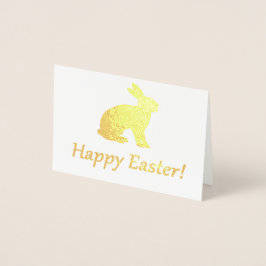 Glad påsk folierat kort