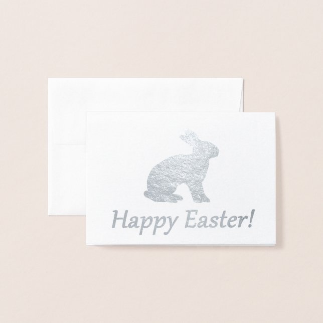 Glad påsk! folierat kort (Framsida med kuvert)