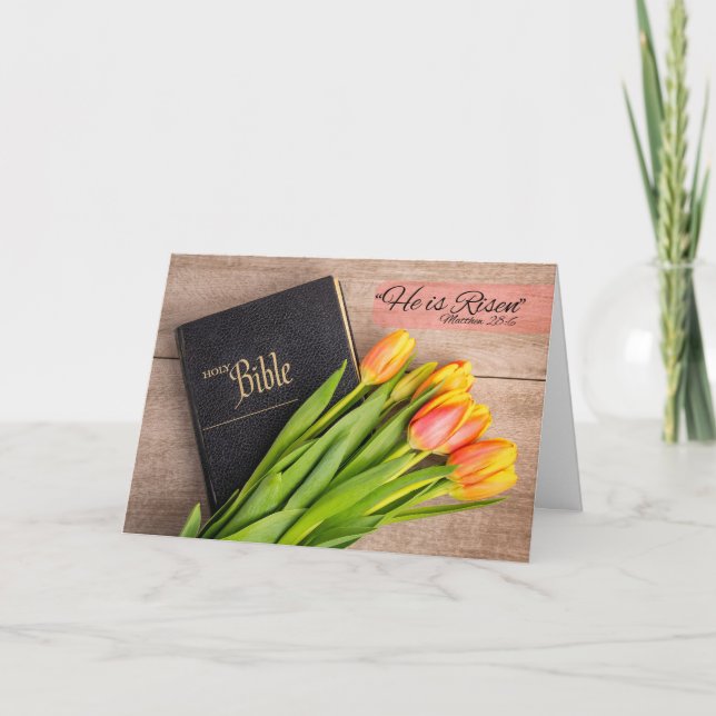 Glad påsk för alla Bibel och Scripture Helgkort (Framsida)