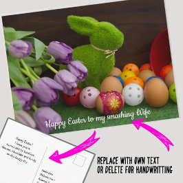 Glad påsk för Pickleballer, underbart vykort