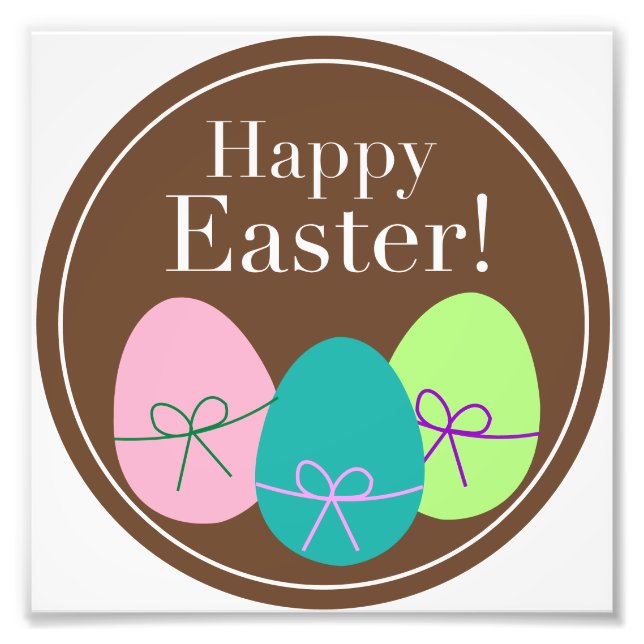Glad påsk fototryck (Framsidan)