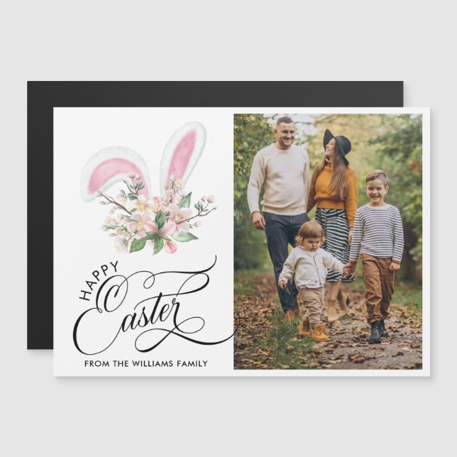 Glad påsk fototypografi (Fram/baksida)