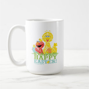 Glad påsk från Elmo & Big Bird Kaffemugg