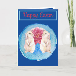 Glad påsk från era små bunnier tack kort