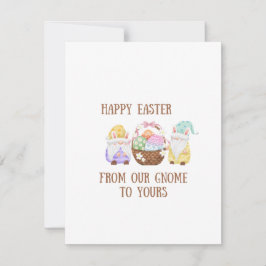 Glad Påsk Från Vår Gnom Till Din på en  Julkort