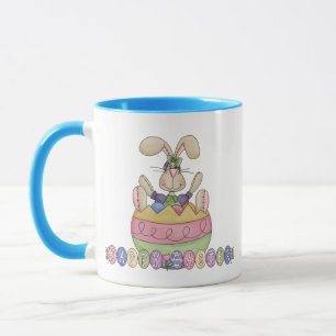 Glad påsk Funny Bunny Mugg