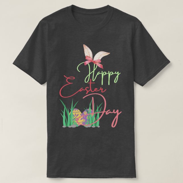 Glad påsk Funny Bunny T Shirt (Design framsida)
