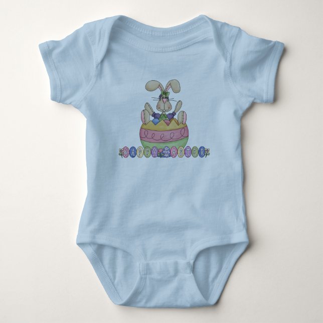 Glad påsk Funny Bunny Tröja (Framsida)