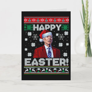 Glad påsk Funny Joe Biden juljul Helgkort
