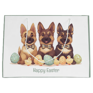Glad påsk German Shepherd Hundar
