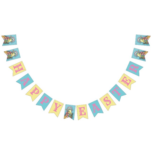 "GLAD PÅSK" GIRAFFE BUNTING BANNER Anpassa Vimplar (Alla)