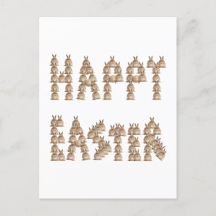 Glad påsk gjorde Bunnies! Funny Påsk Vykort