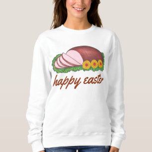 Glad påsk Glazed Sliced Ham Dinner Foodie Tee