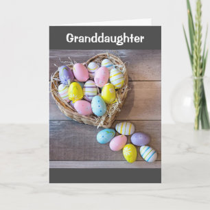 ***GLAD PÅSK GRANDDAUGHTER** PÅSK CARD HELGKORT
