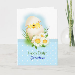 Glad påsk Grandson Egg Helgkort