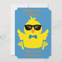 Glad påsk Grandson-hälsningskort