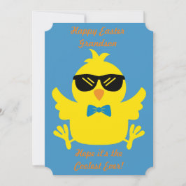 Glad påsk Grandson-hälsningskort