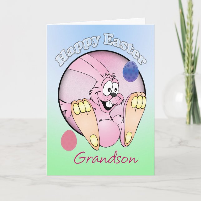Glad påsk - Grandson Helgkort (Framsida)