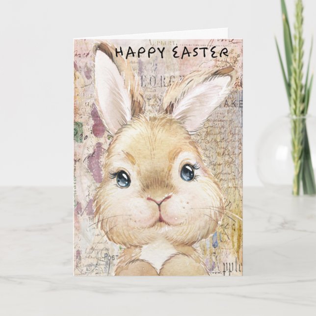 Glad påsk Grandson-mappat Helgdag-kort Helgkort (Framsida)