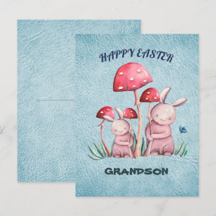 Glad påsk Grandson-vykort Vykort