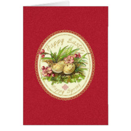 Glad påsk - gratulationskort hälsningskort