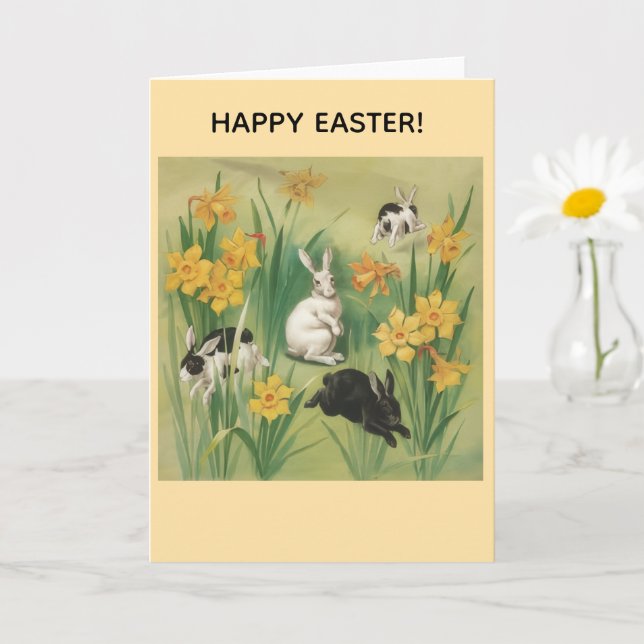 Glad Påsk Greeting Card Kort (Liten växt)