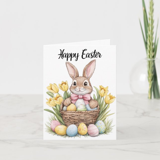 Glad påsk Hälsning-kort Helgkort (Framsida)