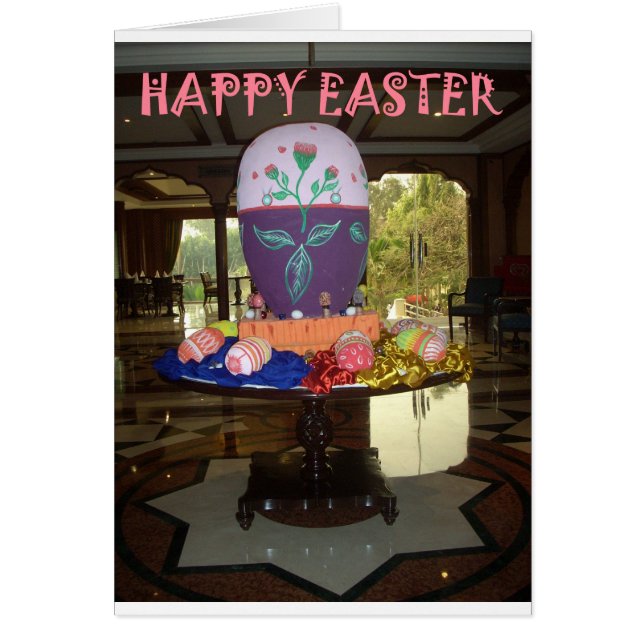 Glad påsk hälsningskort (Framsidan)