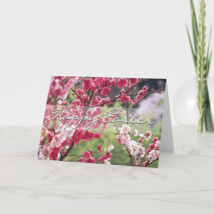 Glad påsk-hälsningskort för Cherry Blommar Helgkort