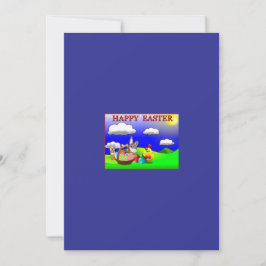 Glad påsk-hälsningskort julkort